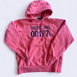 Diesel hoodie bright orange